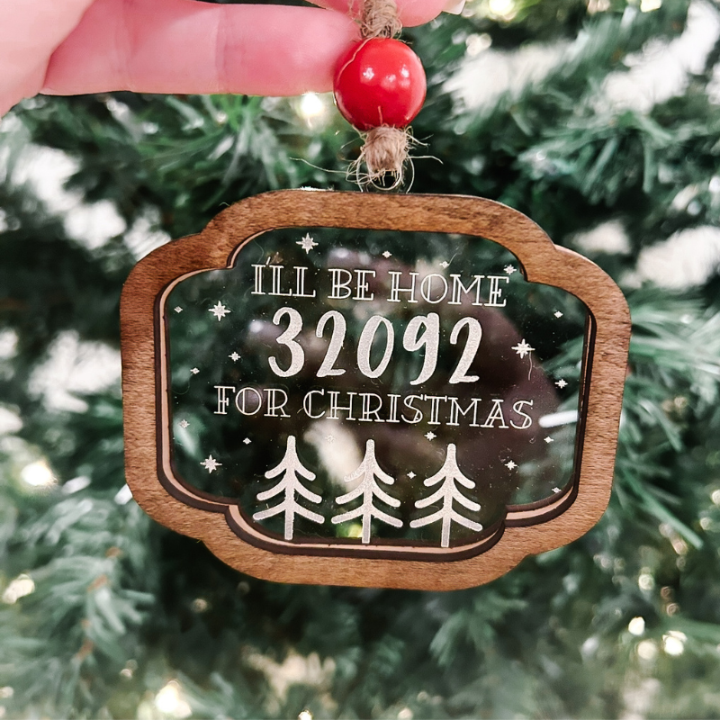 Zip Code Ornament
