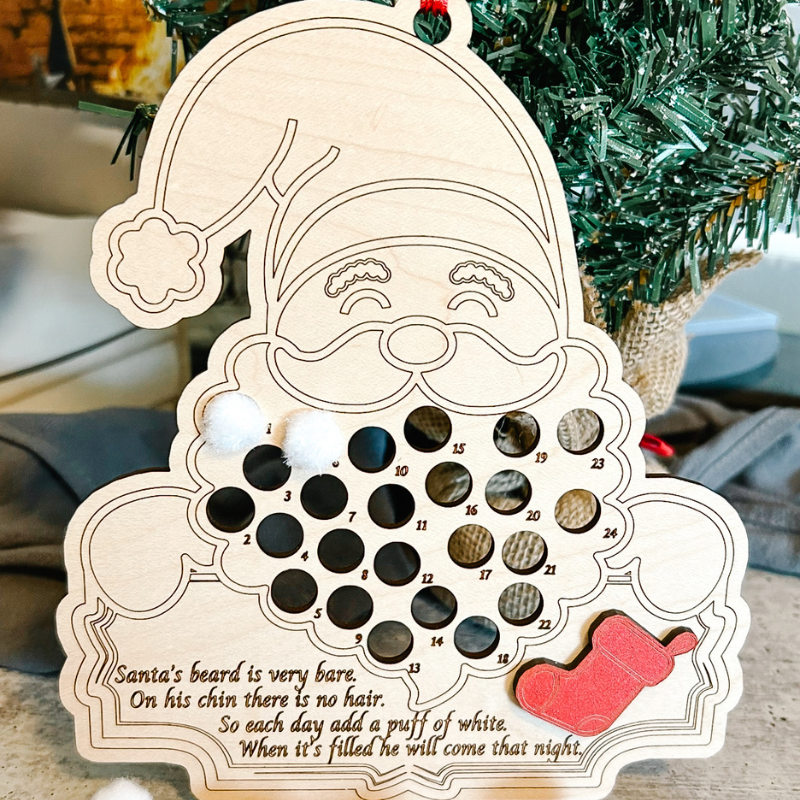 Santa's Beard Christmas Countdown