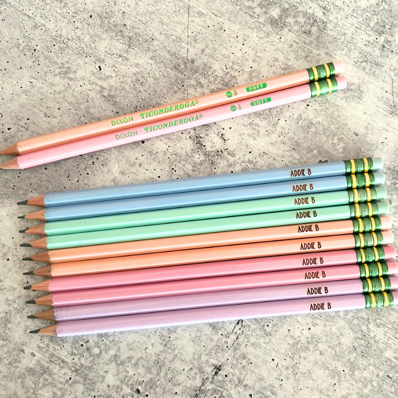 Custom Name Pencils