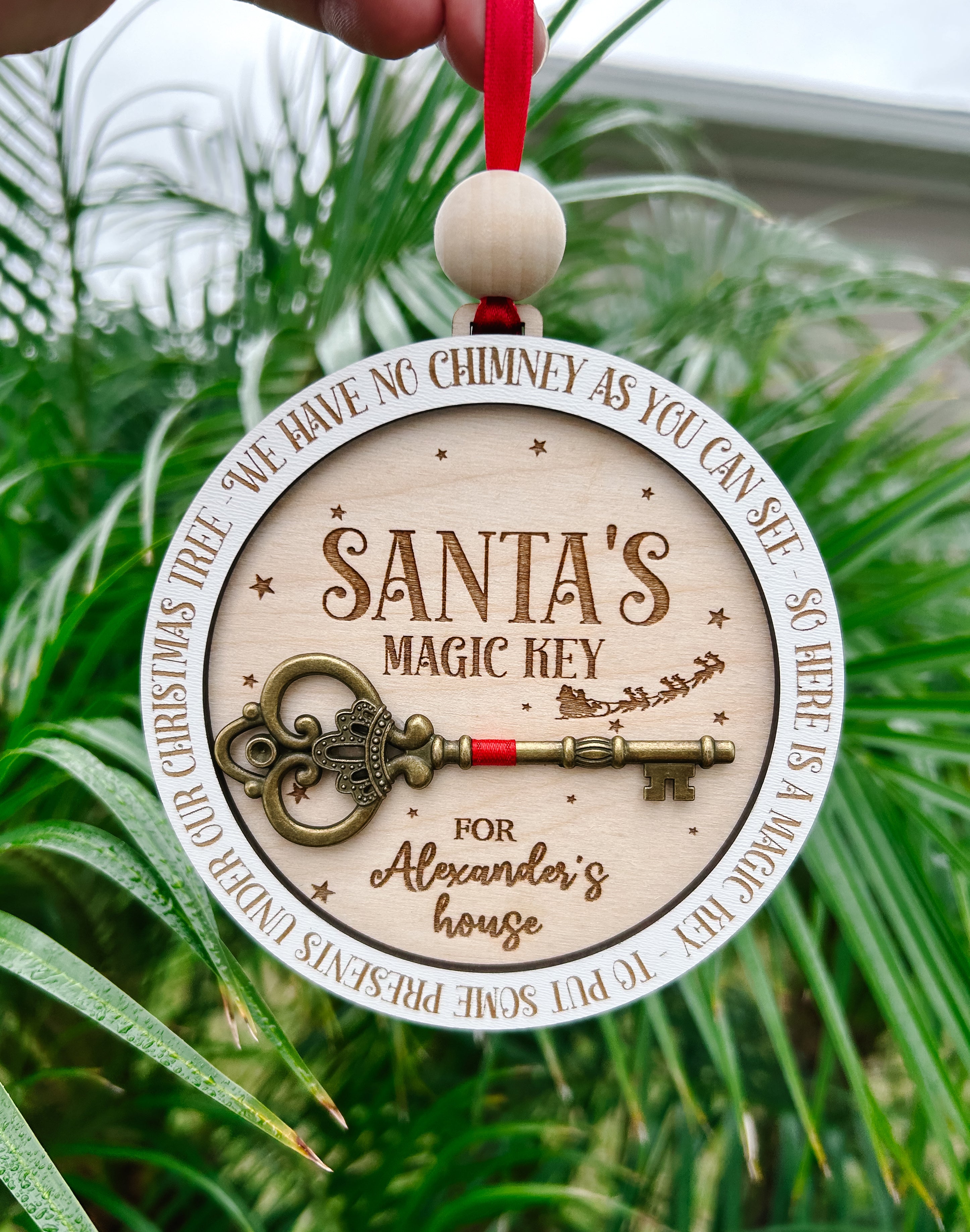 Santa’s Key Ornament